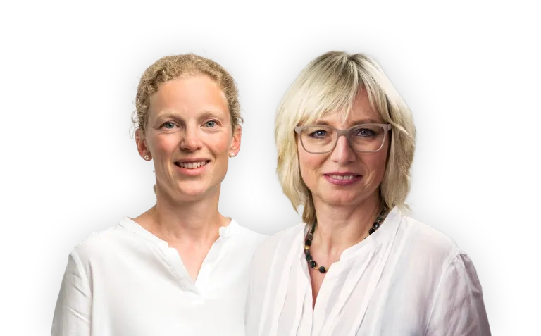 Portrait von Dr. Kluckert und Dr. Biener